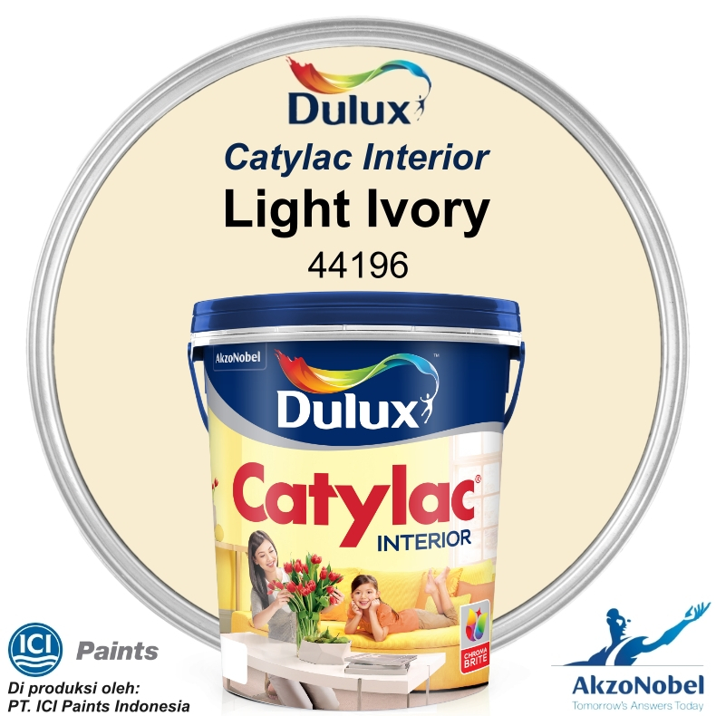 CAT DULUX CATYLAC INTERIOR (Tinting) 25 KG - LIGHT IVORY 44196