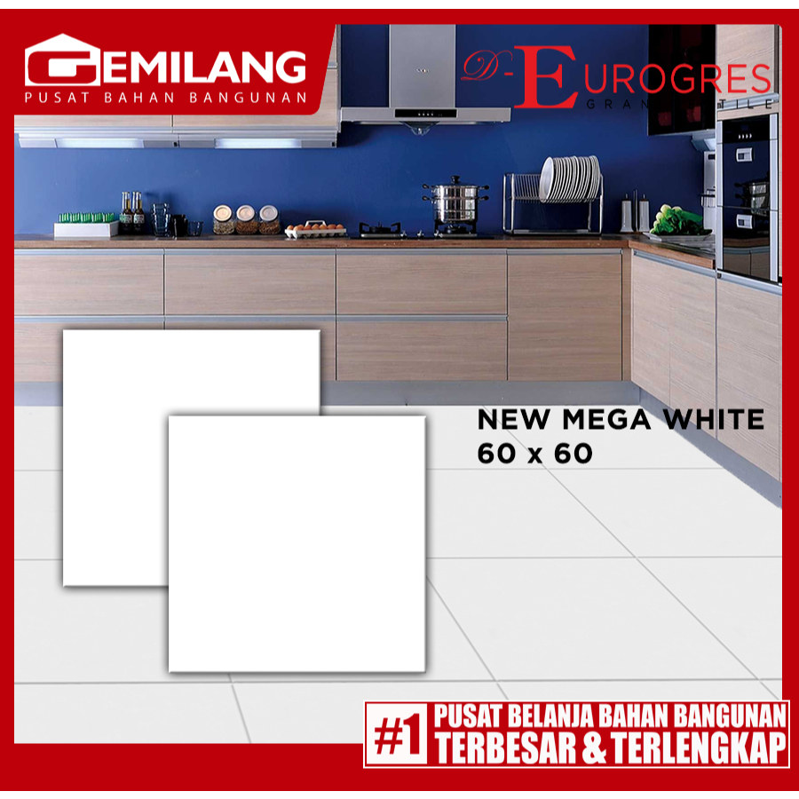 EUROGRES GRANIT NEW MEGA WHITE 60 x 60