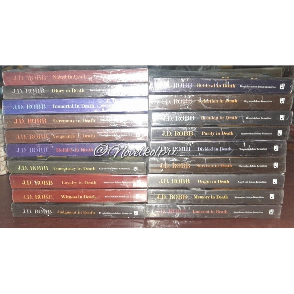 Novel SET 19 Buku In Death Series - J.D Robb