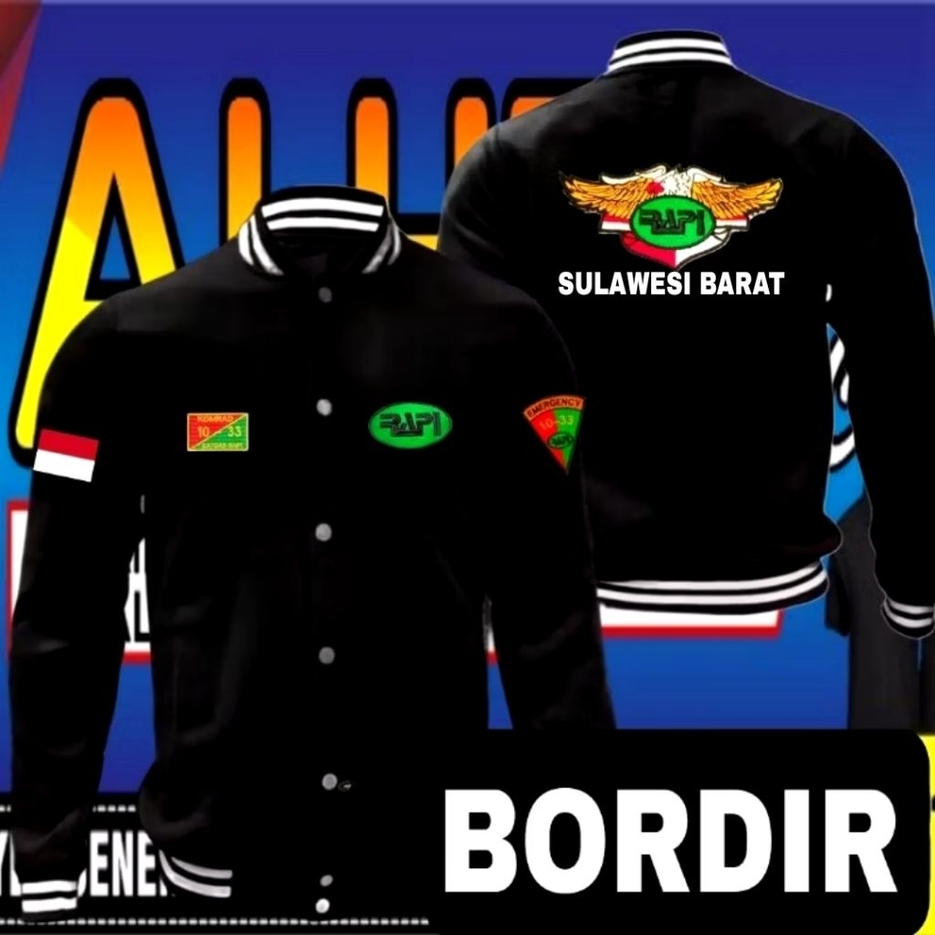ready stok Jaket bordir pemuda Pancasila Jaket pemuda Pancasila Jaket varsity pemuda Pancasila Jaket