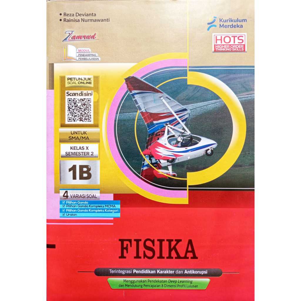 BUKU LKS FISIKA SMA/MA/SMK KELAS 10 SEMESTER 2 KURIKULUM MERDEKA 2025-2026 ZAMRUD