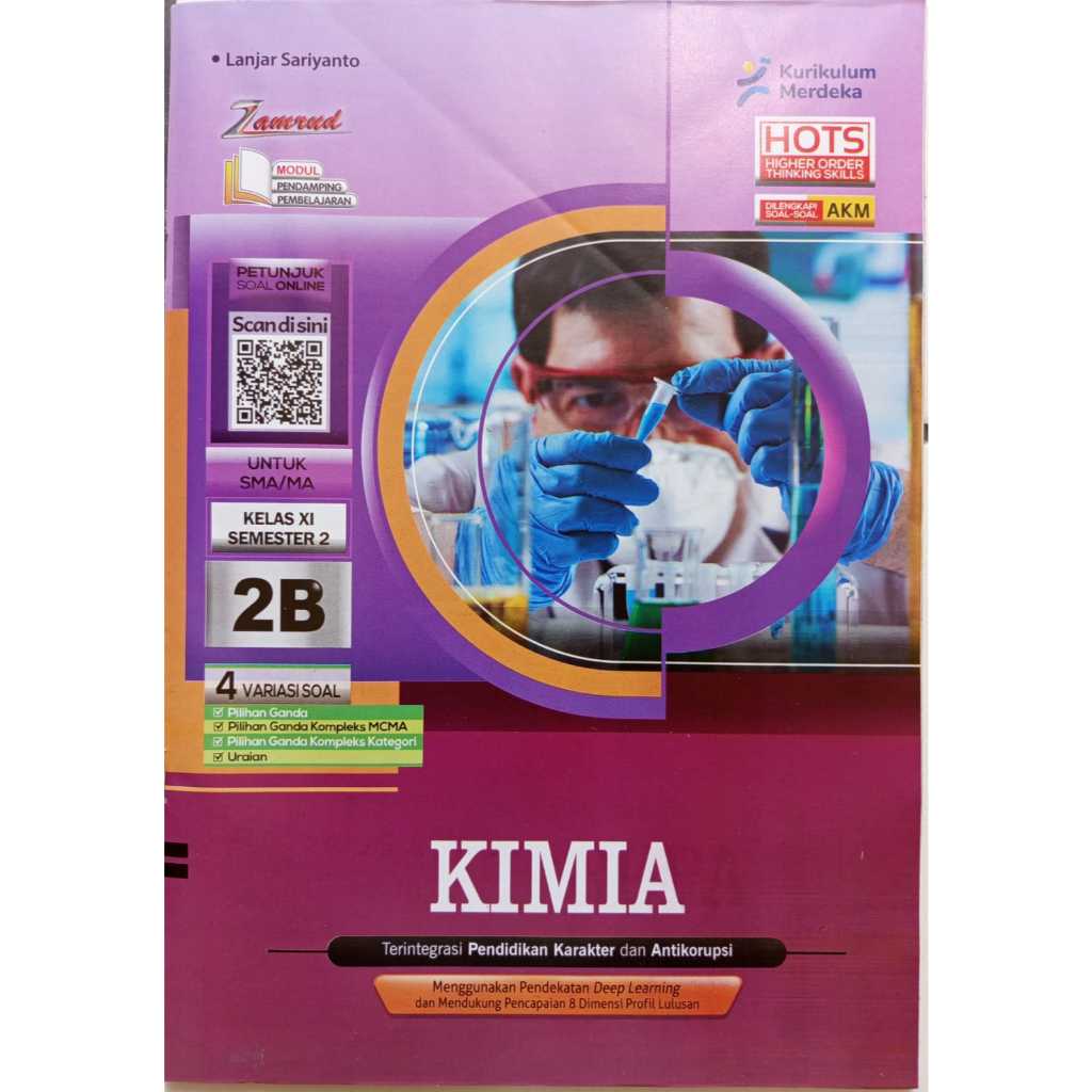 BUKU LKS KIMIA SMA/MA/SMK KELAS 11 SEMESTER 2 KURIKULUM MERDEKA 2025-2026 ZAMRUD