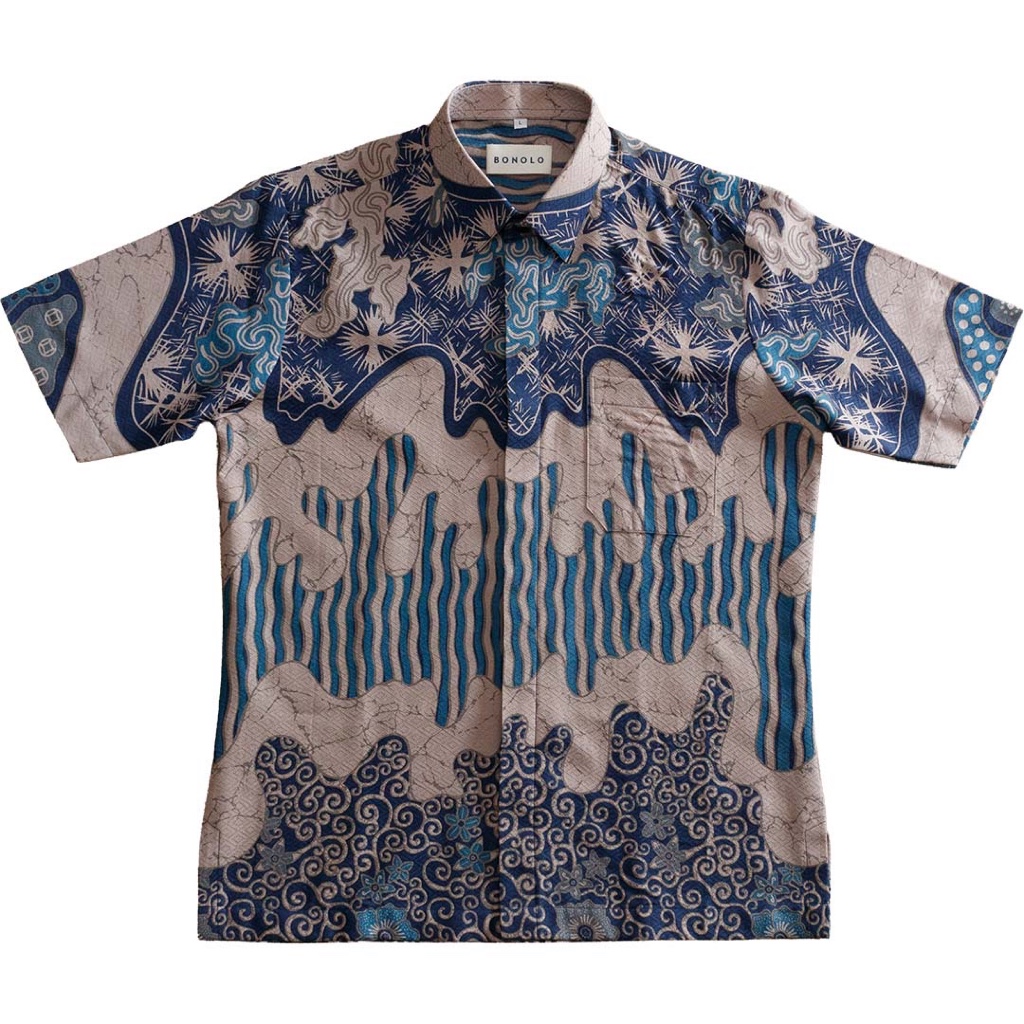 Bakrebi - Bonolo Kemeja Batik Lengan Pendek