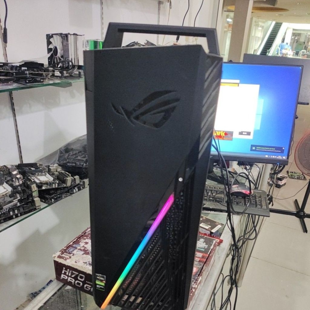 cpu Asus rog strix AMD ryzen 5 3600x ram 16gb ddr4 vga Asus gtx1650 super 4gb ddr6 ssd nvme 256gb