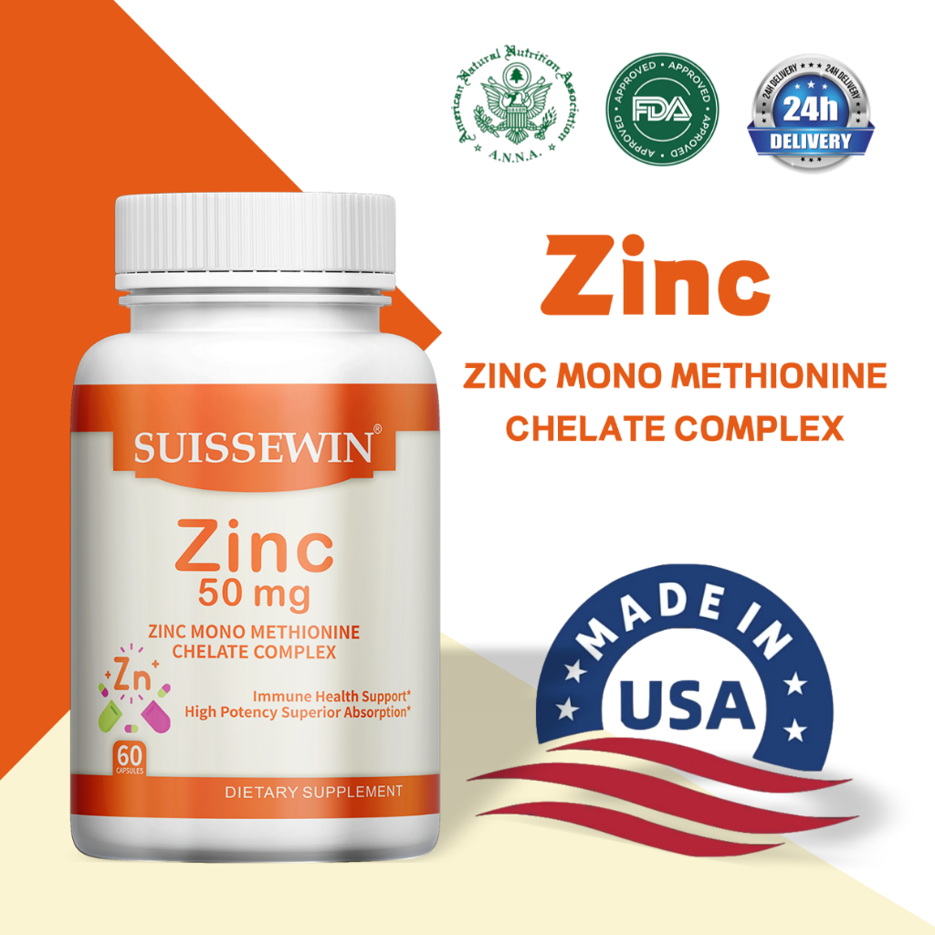 Zinc SUISSEWIN Suplemen Imunitas Kulit Reproduksi