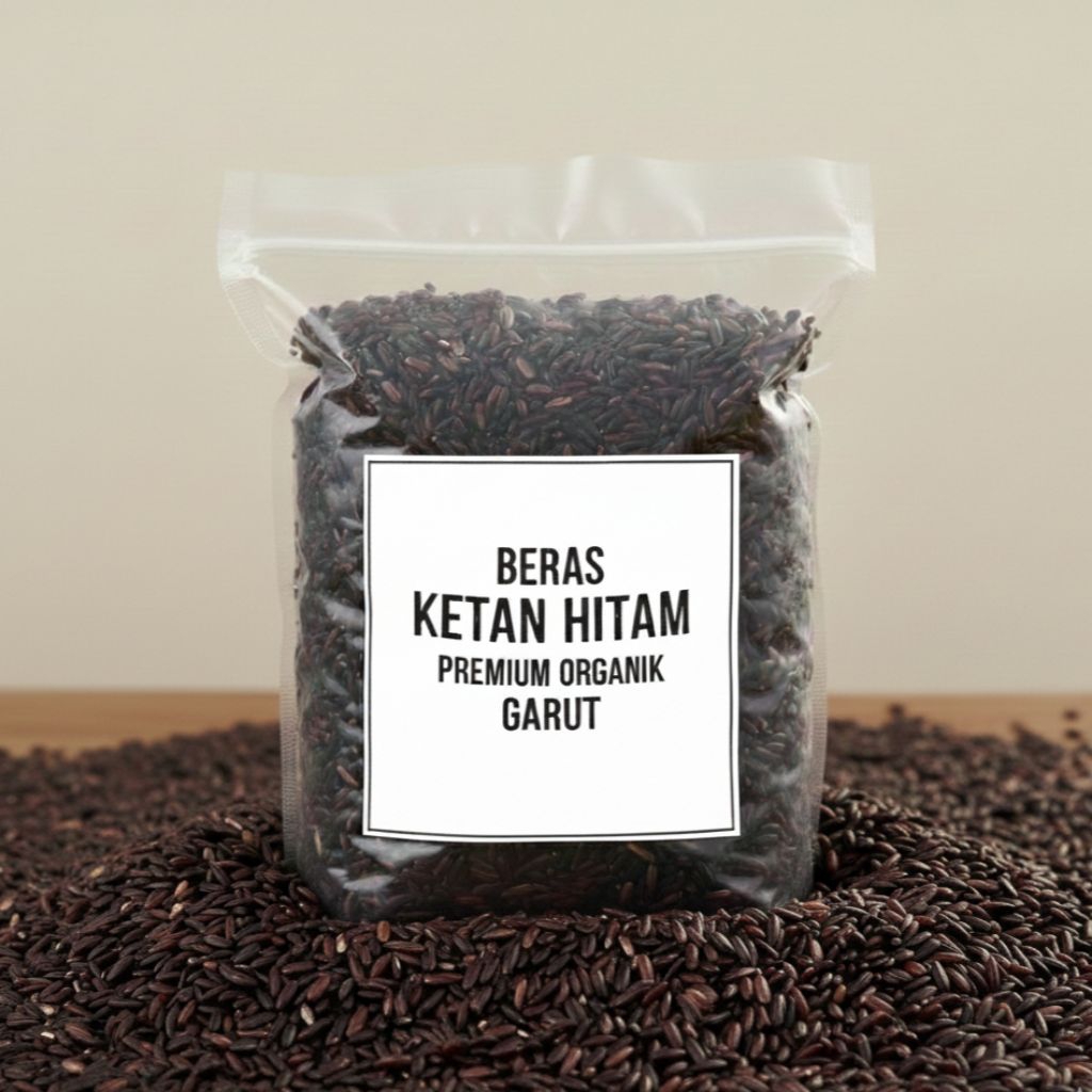 Beras Ketan Hitam Super Premium 1kg//beras ketan hitam kualitas super 1kg