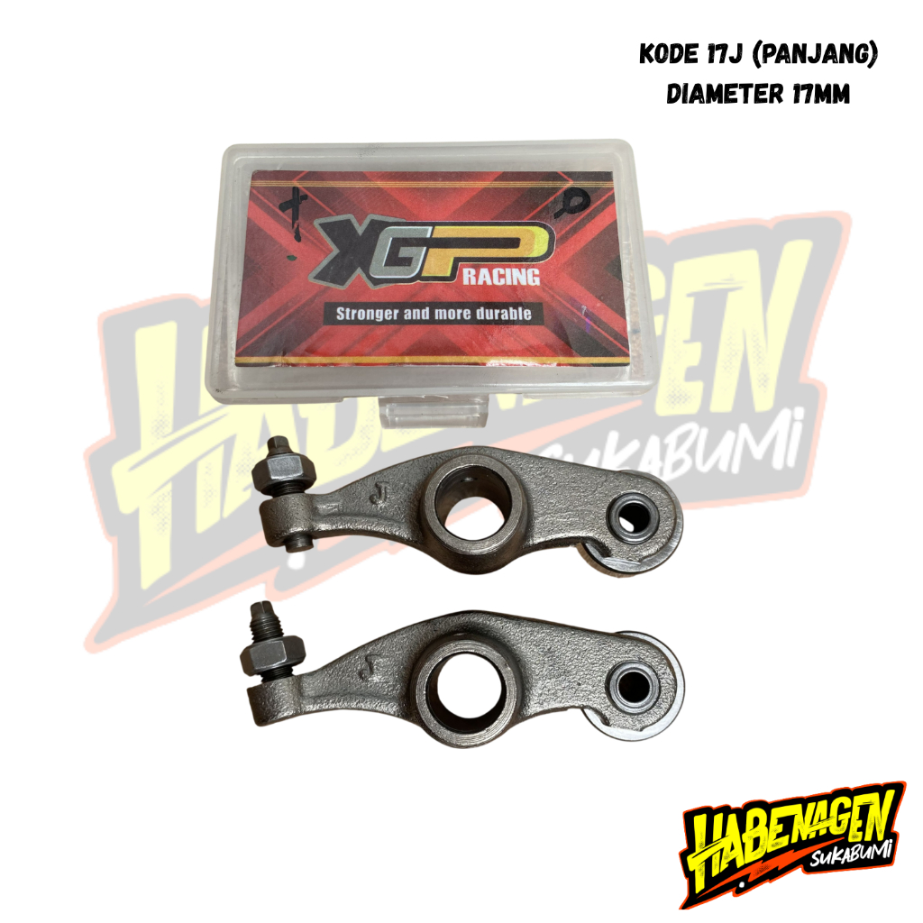 Templar Roller Pelatuk Klep RRA Rocker Arm 17J Panjang Bahan Noken As Tiger Megapro Mp GL Pro Cb Xgp
