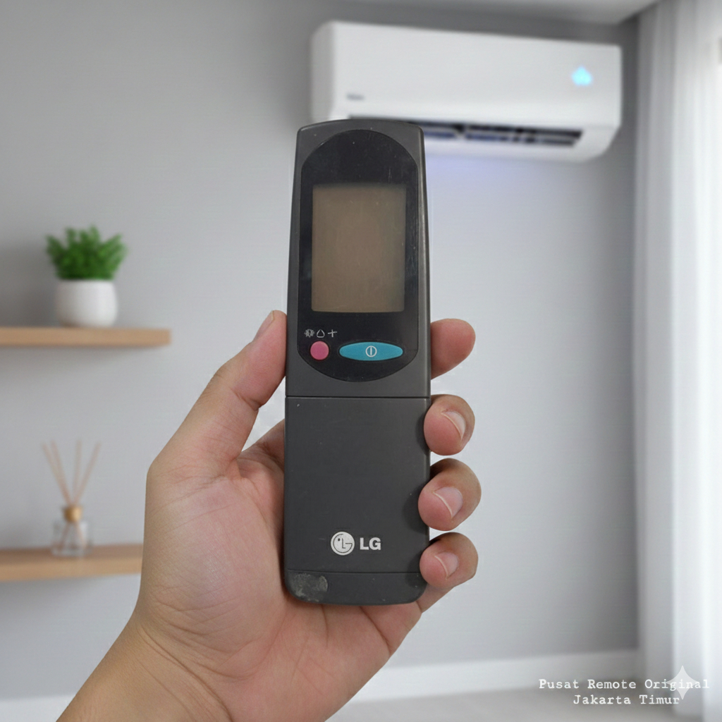 REMOTE REMOT AC LG TIPE LAMA HITAM ORIGINAL