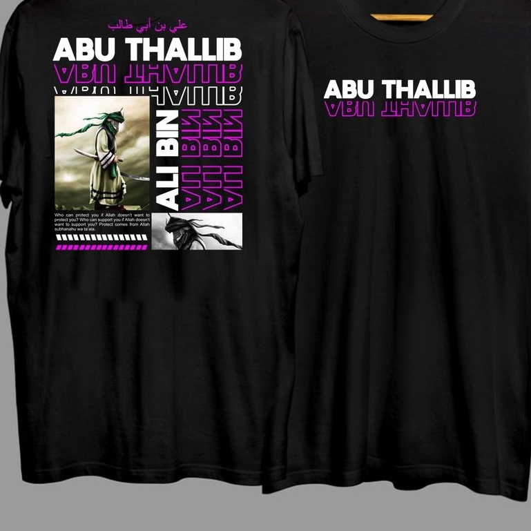 Kaos Tshirt Baju Distro Dakwah Islami Abu Thalib Sejarah Nabi Premium Terbaru