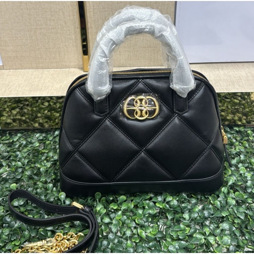 tas bonia original sling bag alma hitam logo la luna S