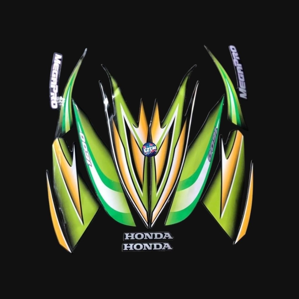 Striping Sticker Honda Megapro 2004 2005