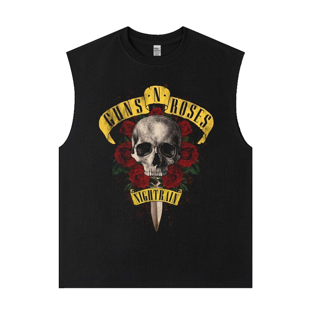 KAOS TANKTOP 24S / SINGLET / KAOS LEKBONG BAND GUNS N ROSES - NIGHTRAIN / TANKTOP / LEKBONG