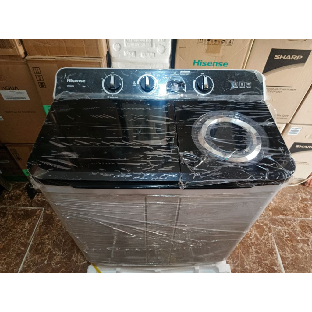 mesei cuci 2 tabung Hisense 9kg/mesin cuci 9kg hisense WS90K10