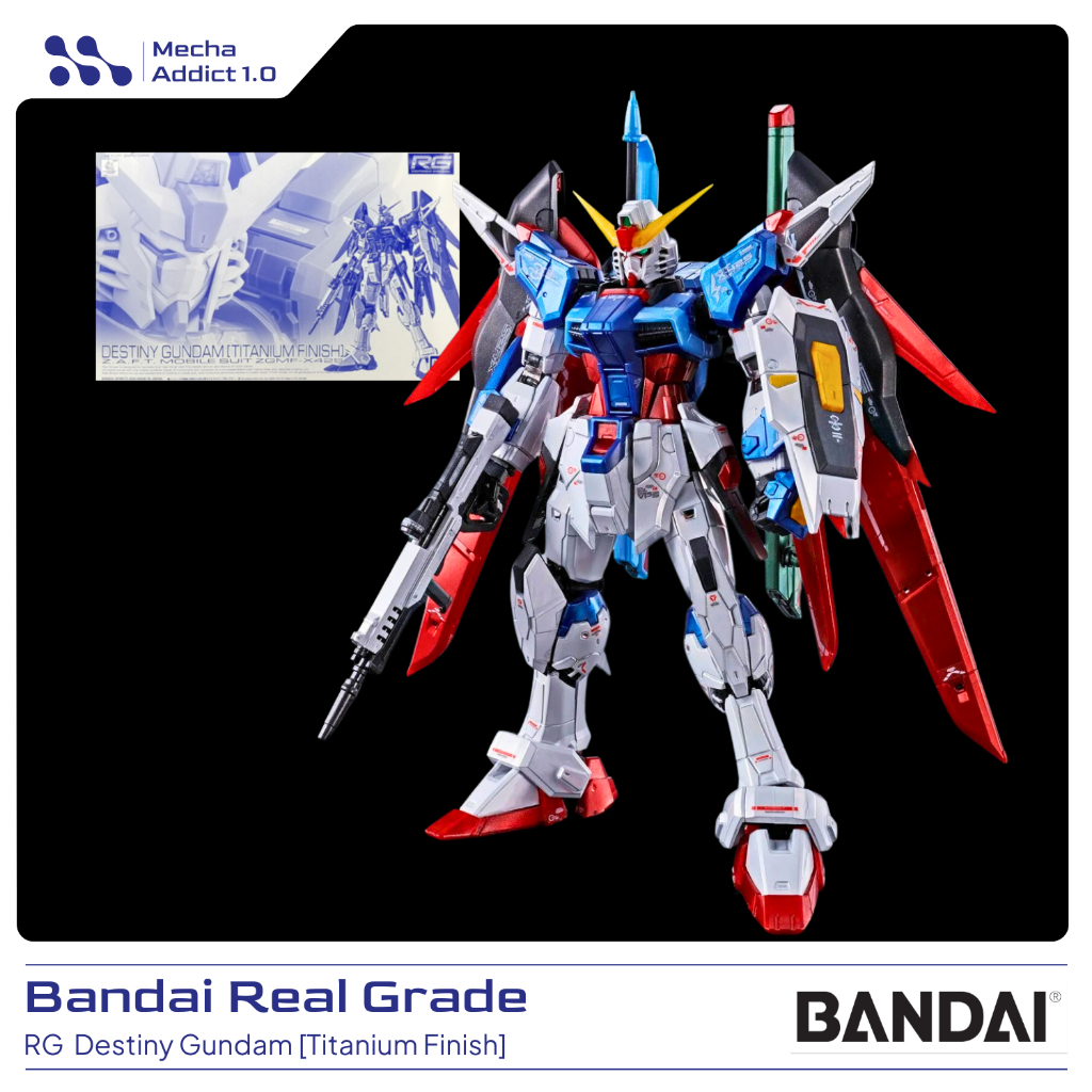 RG 1/144 Destiny Gundam [ Titanium Finish ] P Bandai Limited