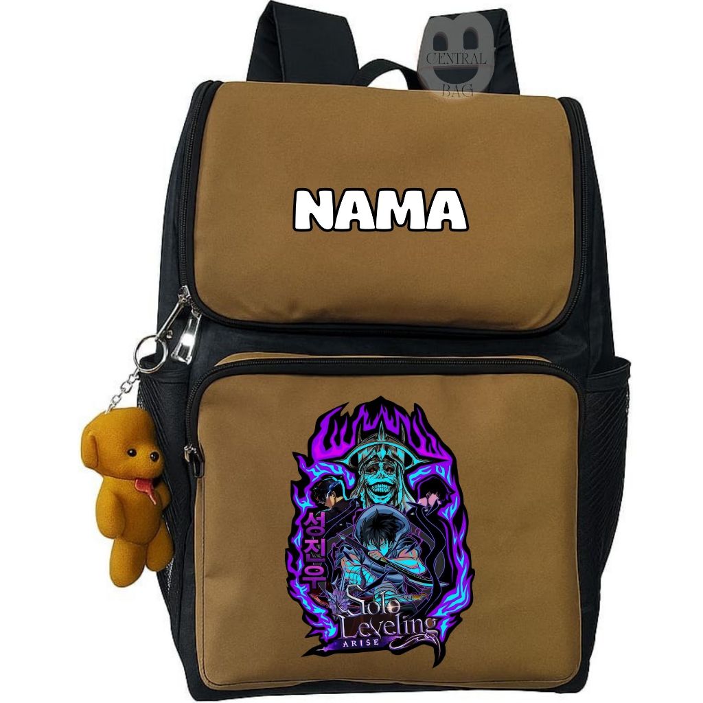 Tas Import Custome Anime Solo Leveling Free Nama Sablon