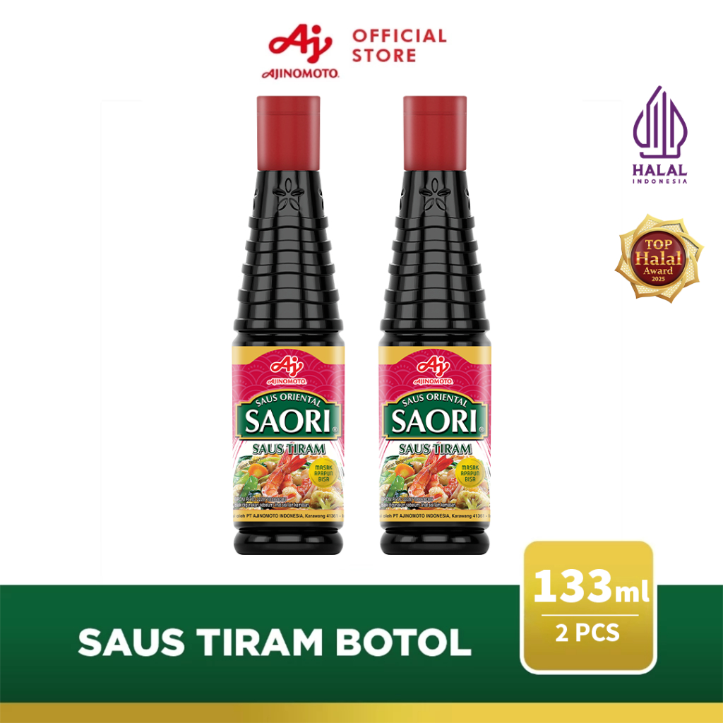 SAORI® Saus Tiram Oriental Oyster Botol 133ml (2 pcs)