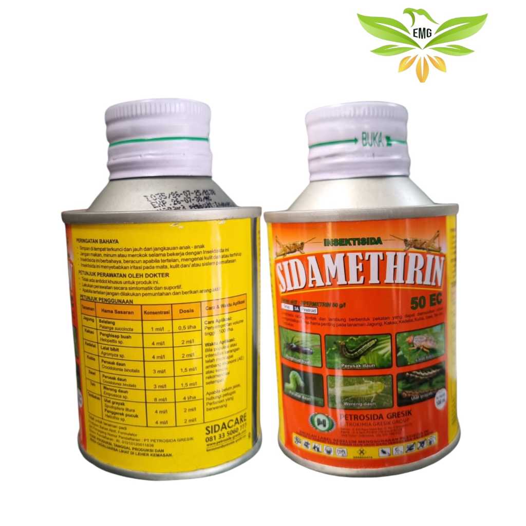 Sidametrin sidamethrin 50EC 100ml Kemasan Pembasmi Hama Sidamethrin