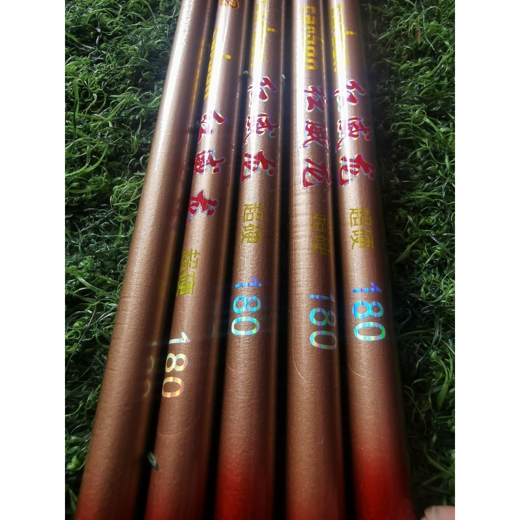 Joran Tegek red dragon series Fiber 180cm termurah