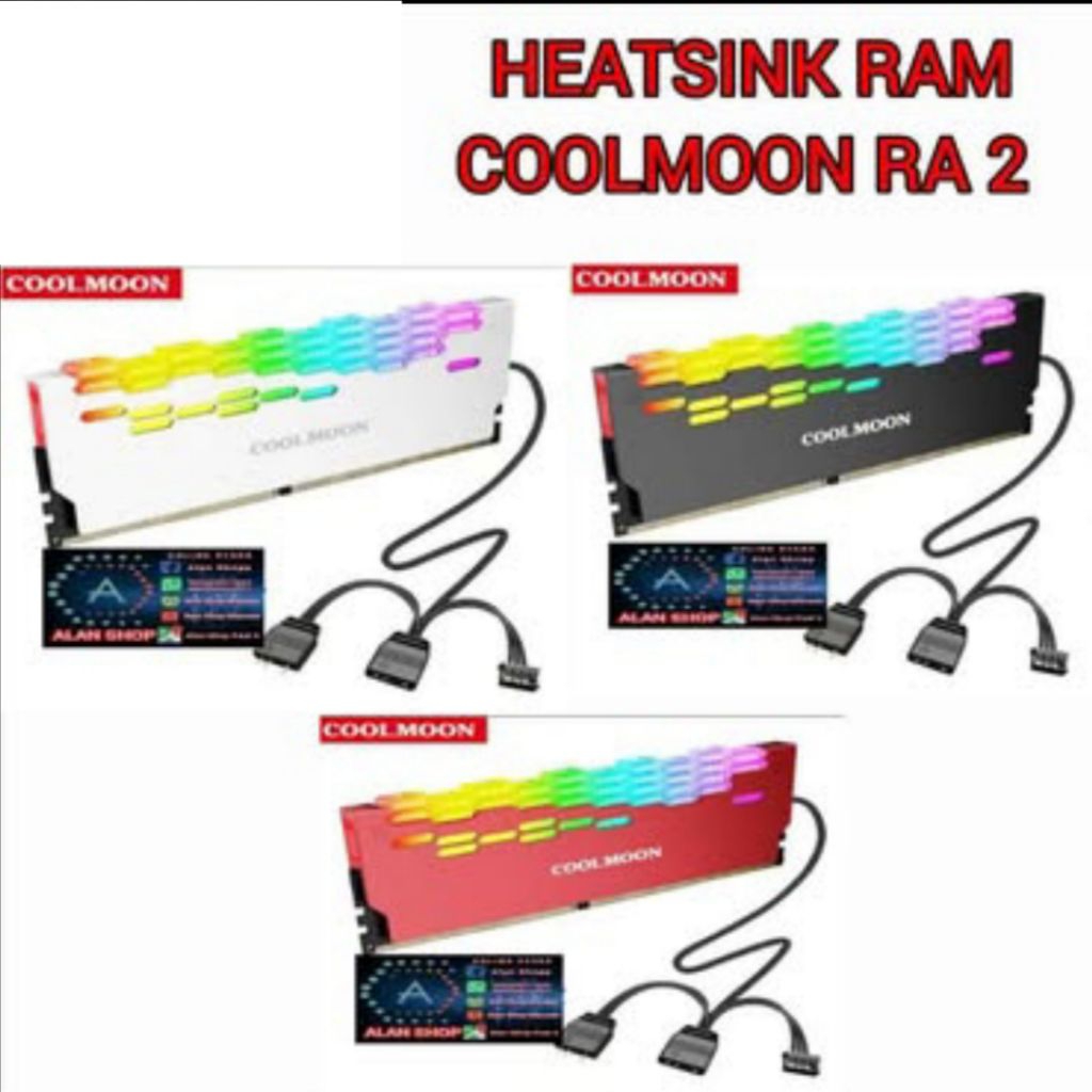 HEATSINK RAM ARGB COOLMOON RA 2