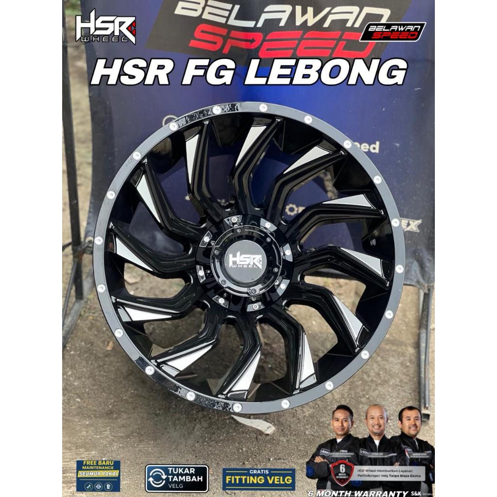 velg mobil ford everest ford ranger velg lebar 12 velg hsr lebong R20 Ring 20 pcd 6x139,7-siap kirim