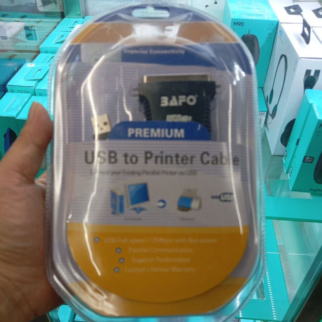 Kabel Usb to printer lpt Bafo.