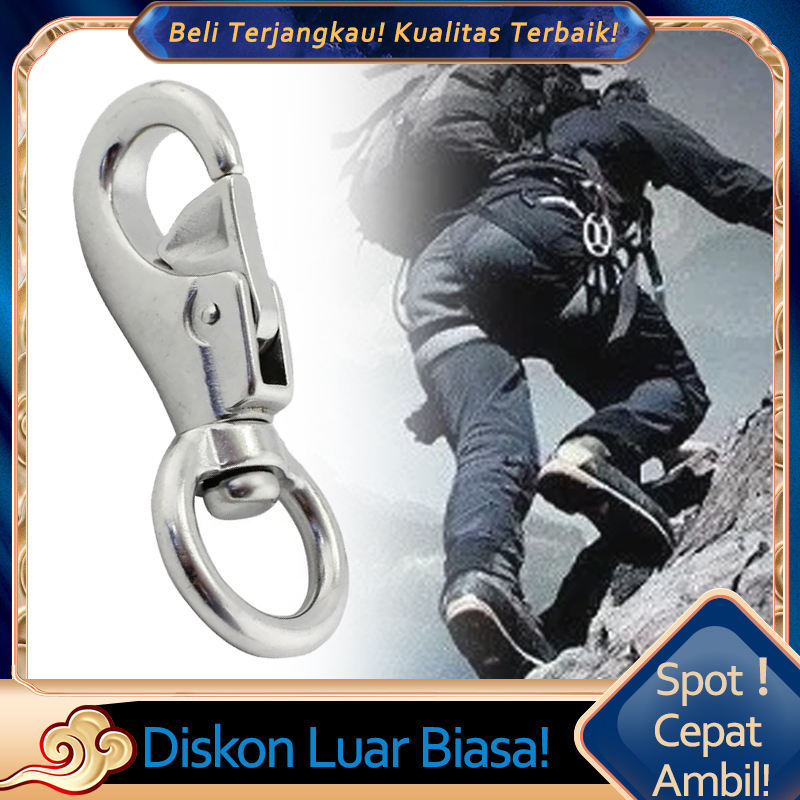 Bull Snap Sellery Swivel Eye Bolt Snap Hook Kili Kili Pengait Tali Anjing