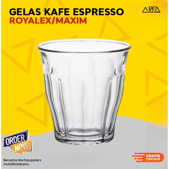Gelas Espresso | Gelas Kopi | Gelas Latte | Gelas Beling Royalex