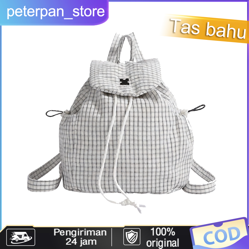Tas Kerja Tas Bahu Wanita Tas Kerja PU Kulit Kasual Vintage Tas Selempang Ransel Kapasitas Besar