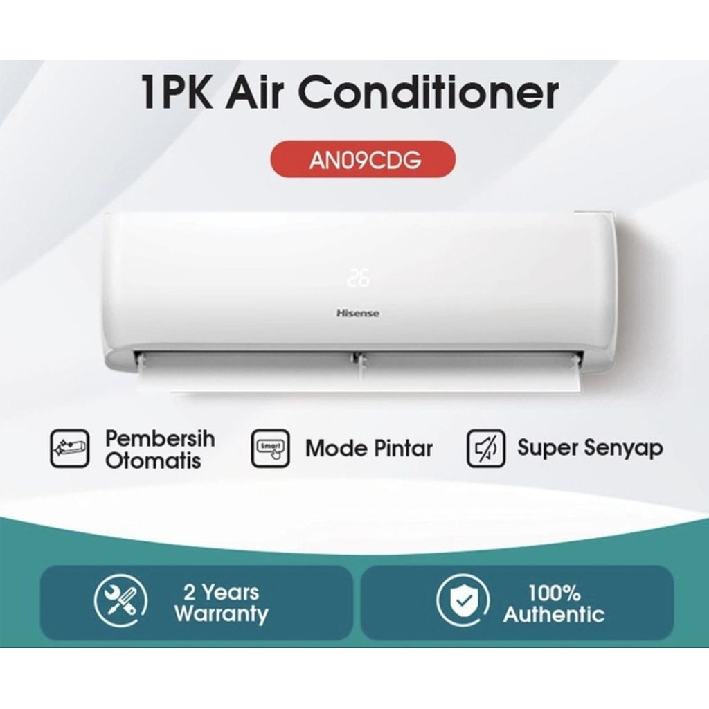 AC HISENSE 1 PK STANDAR AN 09 CDG