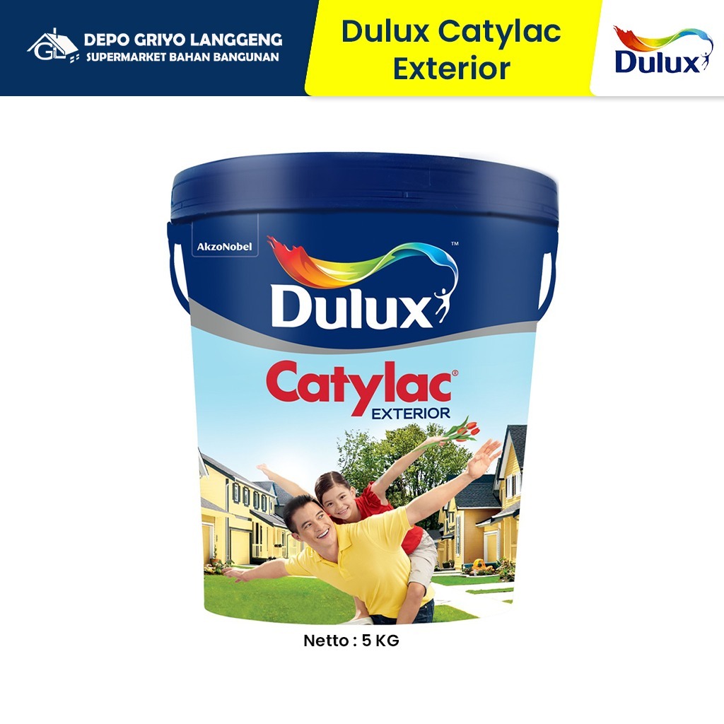 Dulux Catylac EXTERIOR 5Kg / Dulux Catylac Exterior 5 Kg Tingting Weathered Pebble