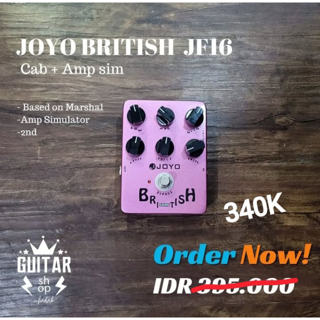 Preamp Joyo - British Second like new