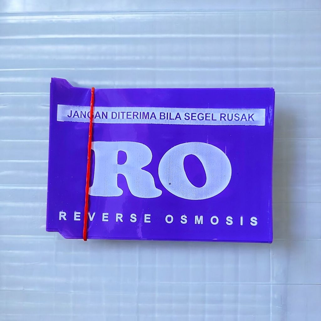 Segel Galon RO Ungu Tulisan Putih 200 Pcs
