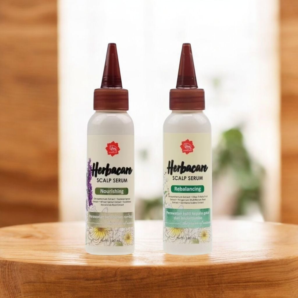 VIVA Herbacare Serum|Serum Rambut  Herbal Anti Rontok Dan Ketombe|Penyubur Rambut Viva|Rawat Rambut 