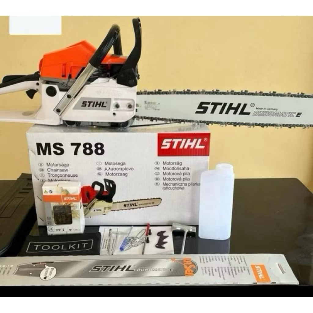 Ms788-promo senso kecil mini komplit bar  laser 22 inch asli STIHL
