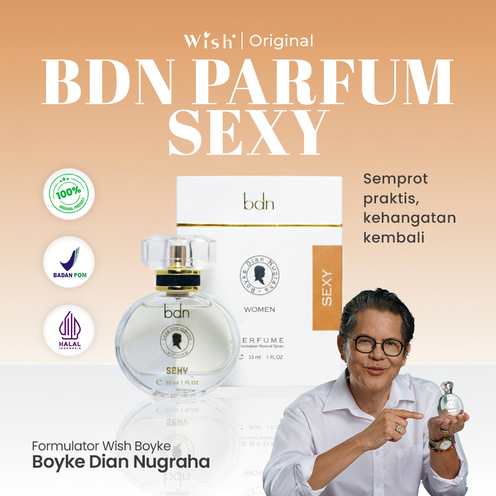 BDN PARFUM SEXY Parfum Pemikat Pria Dr Boyke BPOM HALAL