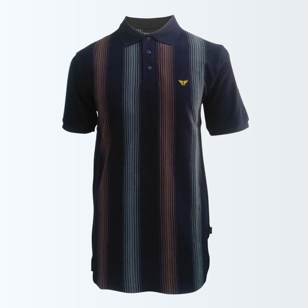 Emba Classic - Iris Kaos Polo Pria Lengan Pendek Regular Fit Navy