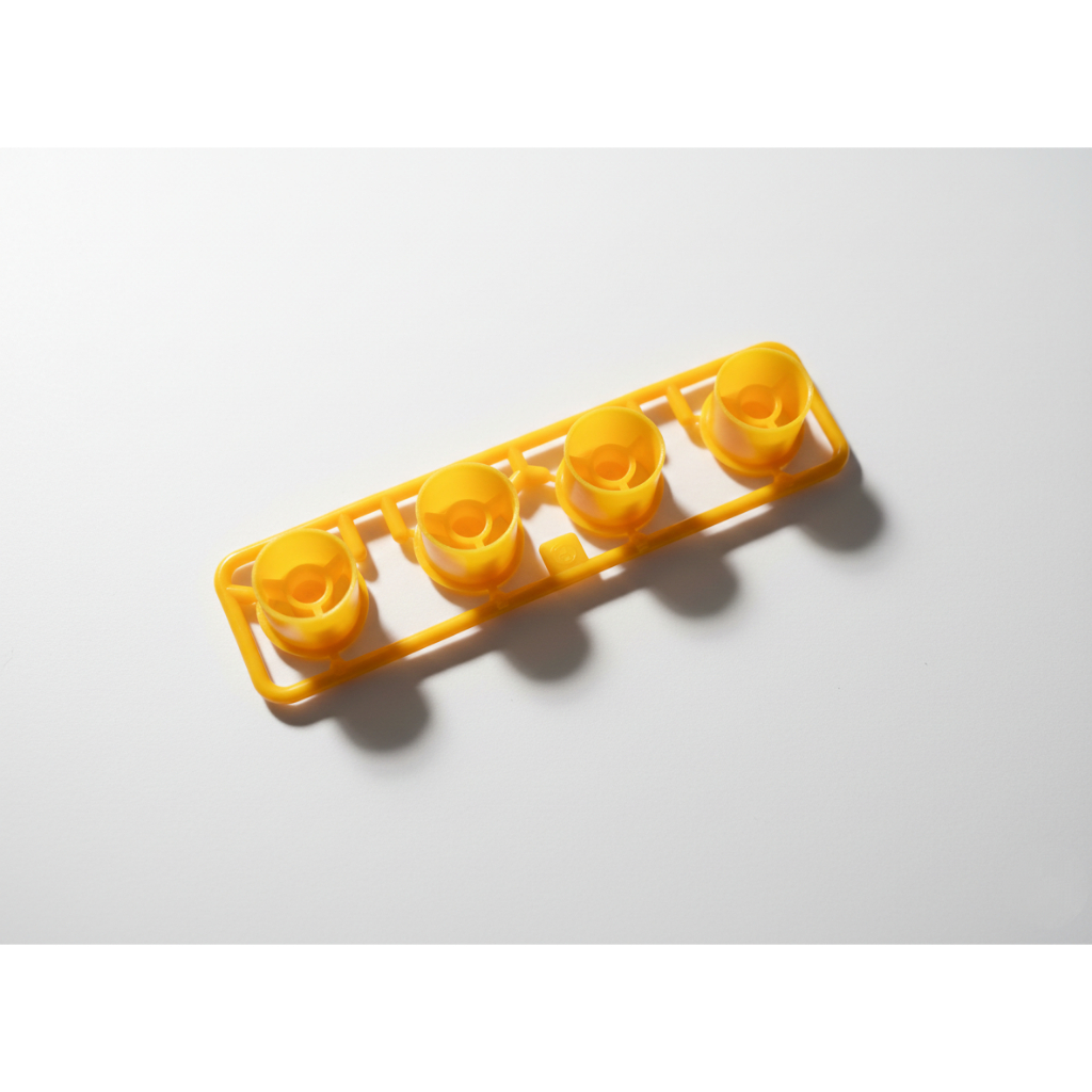 Velg Tamiya Small 3 Spoke Kuning for Sonic Saber Brocken Gigant kualitas AULDEY