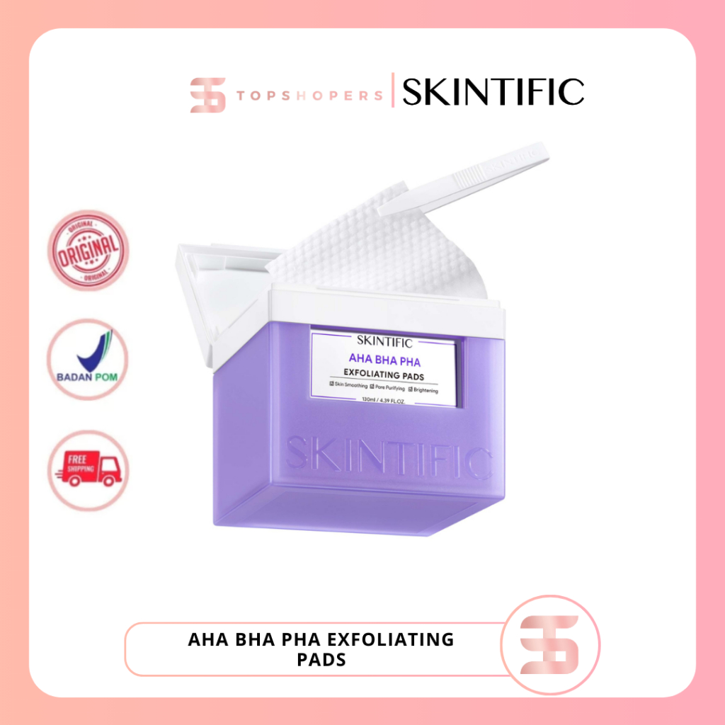 SKINTIFIC AHA BHA PHA EXFOLIATING PADS