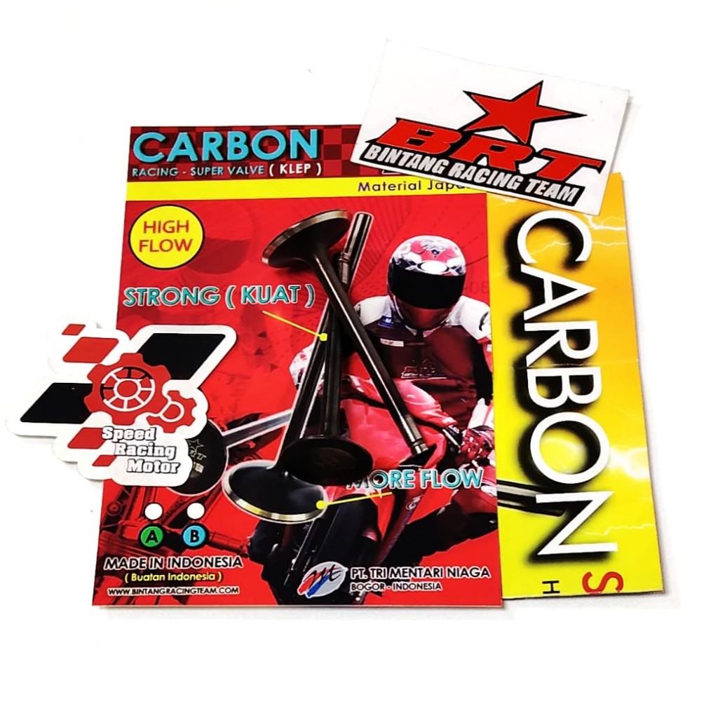 VALVE KLEP BRT Klep 28 24 5mm C100 GRAND SUPRA X FIT ASTREA WIN LEGENDA HEAD BRT Valve Klep Carbon 2