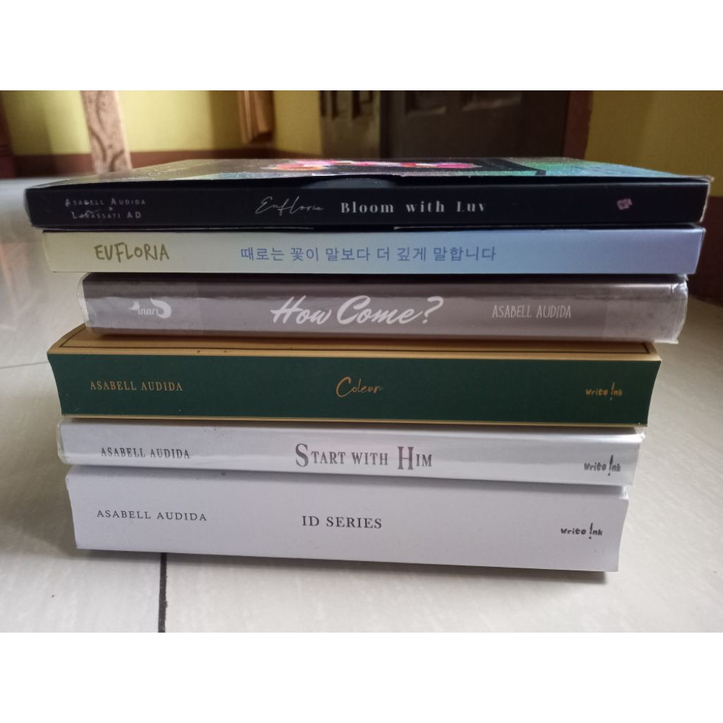 [Preloved] Novel by Asabellia Audida (Self Publish: ID series, Start with Him, Coleum) (Diterbitkan: