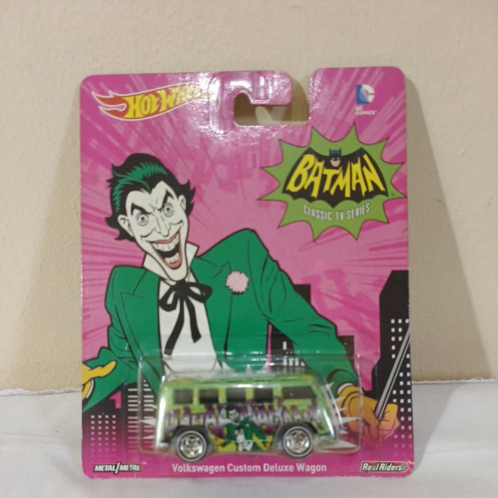 Hotwheels Volkswagen Costum Deluxe Wagon seri BATMAN