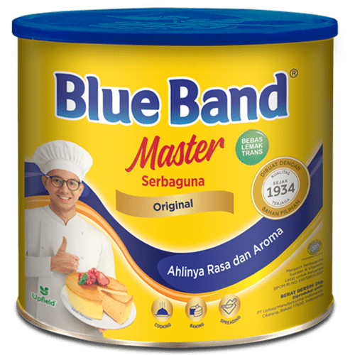 Mentega Blue Band Master Serbaguna Margarin Kaleng 2 kg