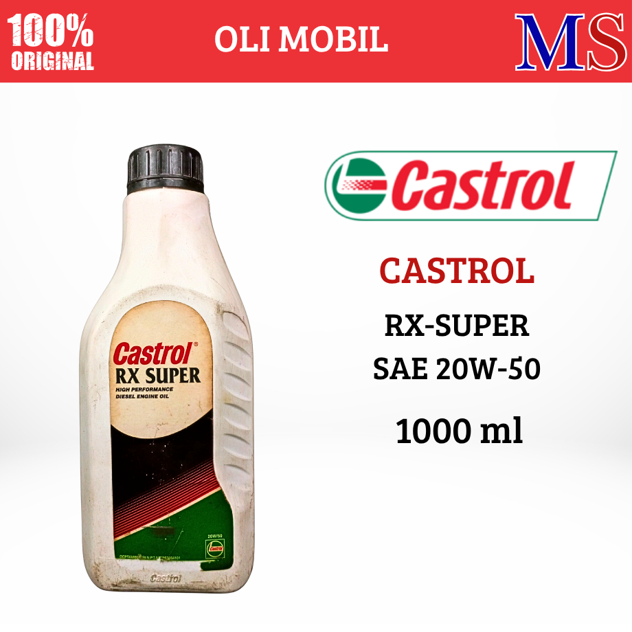 Oli Castrol RX Super Sae 20W-50 Oli Berkualitas Tinggi
