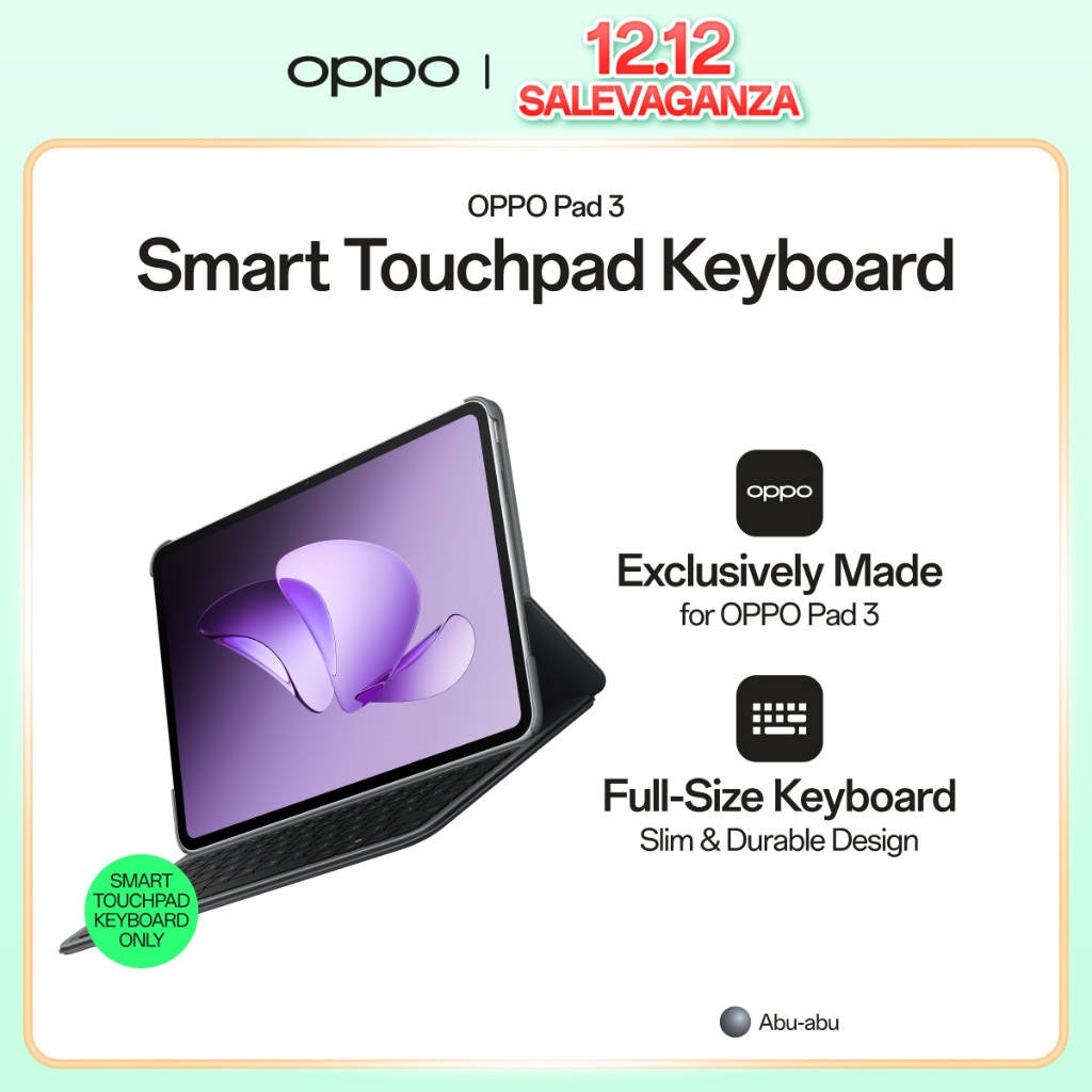 OPPO Pad 3 Smart Keyboard OPK2403 [Slim & Durable Design, Independent AI key, NFC]