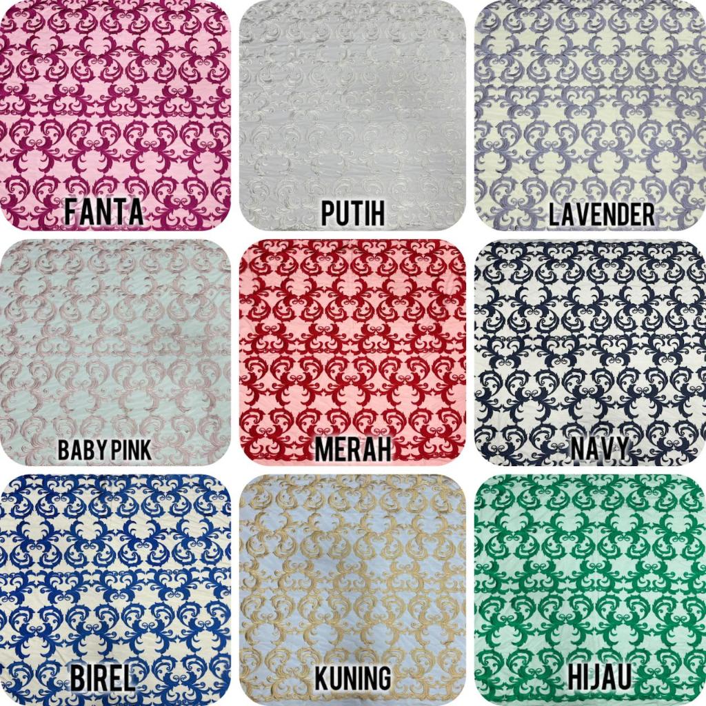 tiif tulle bordir tulle bordir bahan halus kain tulle bordir kain tulle bordir tebal