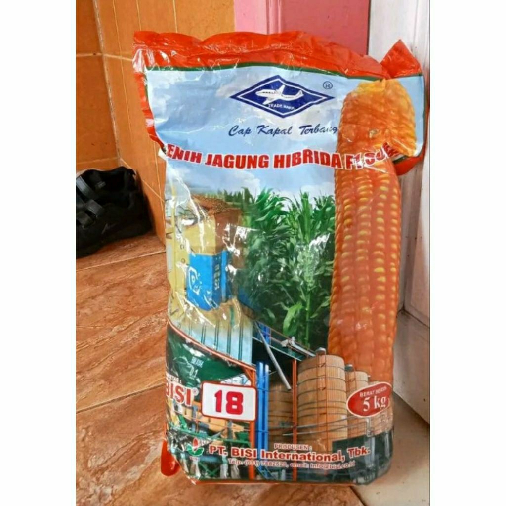 Benih jagung Bisi 18  kemasan 5 kg/ Biji jagung p18#
