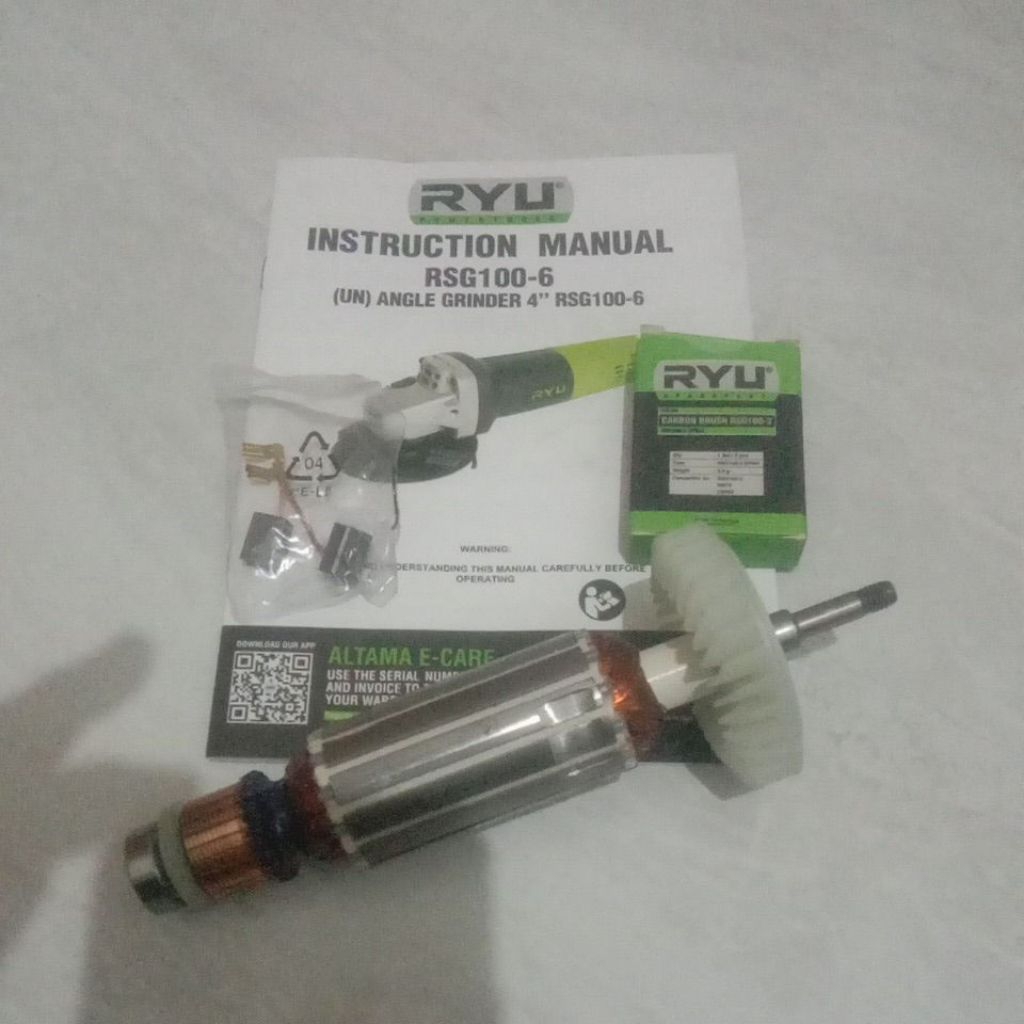 angker mesin gerinda Ryu rsg 100-6 original