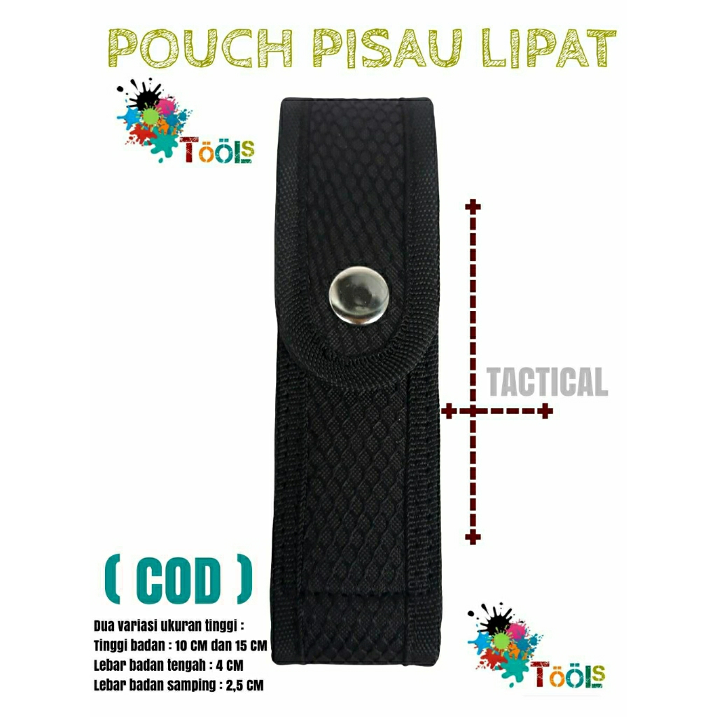 Tempat pisau lipat / sarung pisau lipat motif jaring