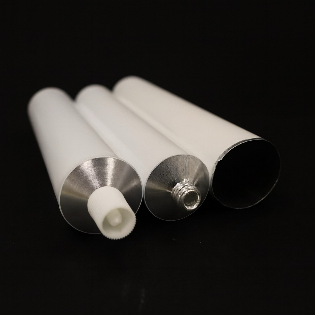 (100 pcs) Tube Salep Aluminium kosong - Bisa untuk salep, pasta gigi, kosmetik / farmasi
