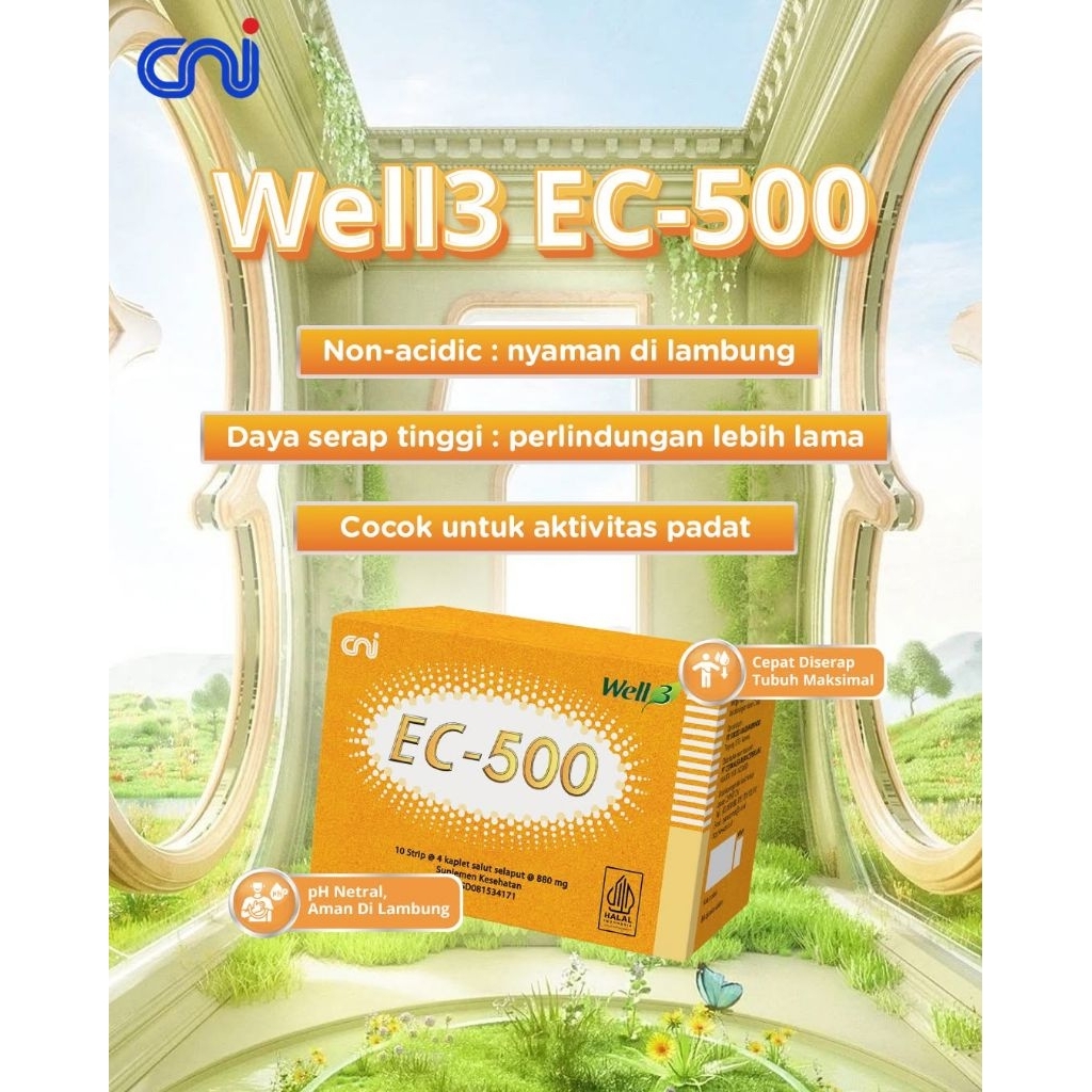 CNI VITAMIN C tidak asam, aman di LAMBUNG dan ginjall